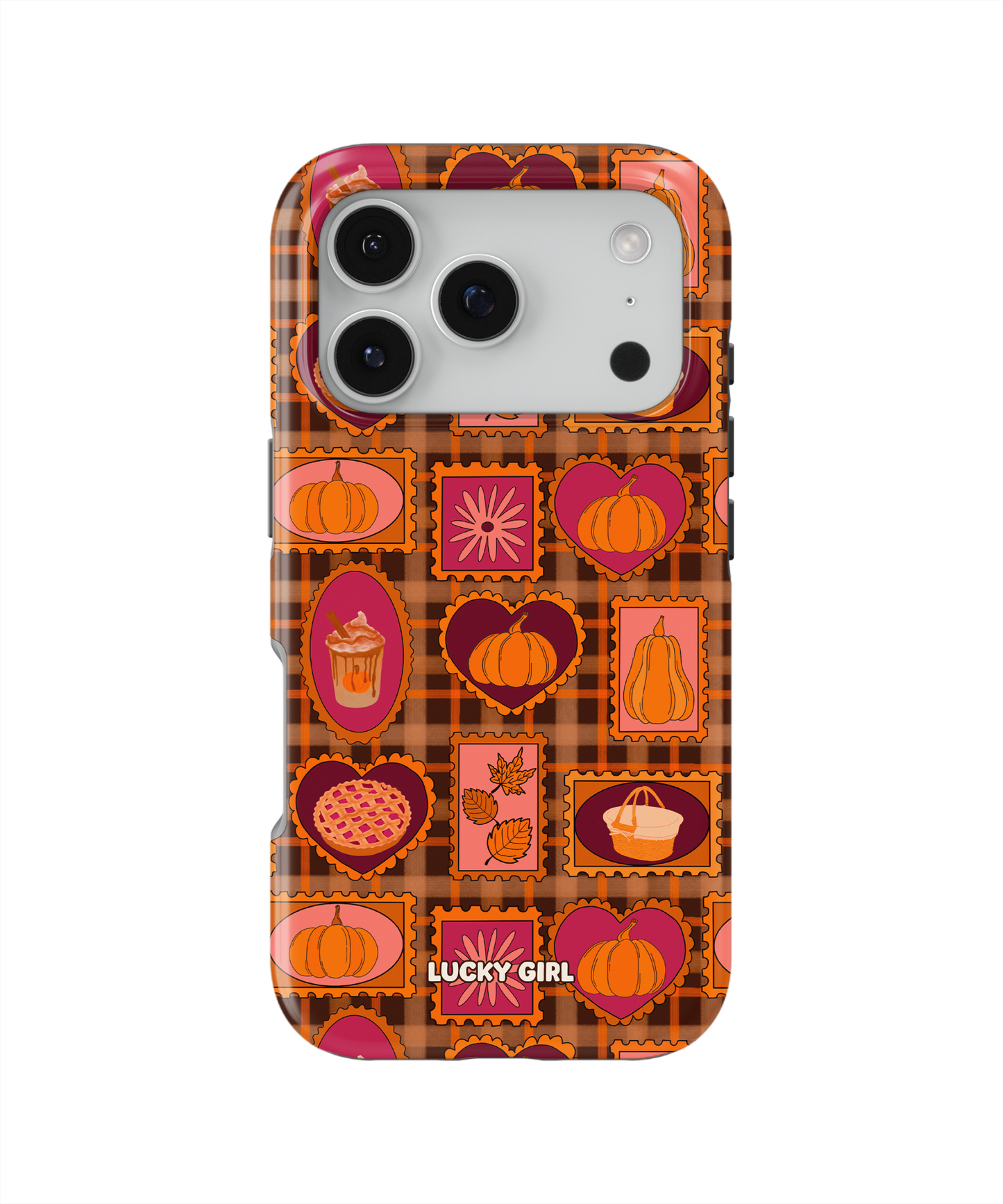 Pumpkin Postage Phone Case iPhone 17 Pro / Yes