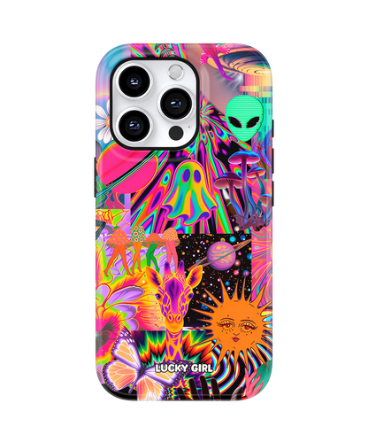 Technicolor Trip Phone Case iPhone 15 Pro Max / Yes