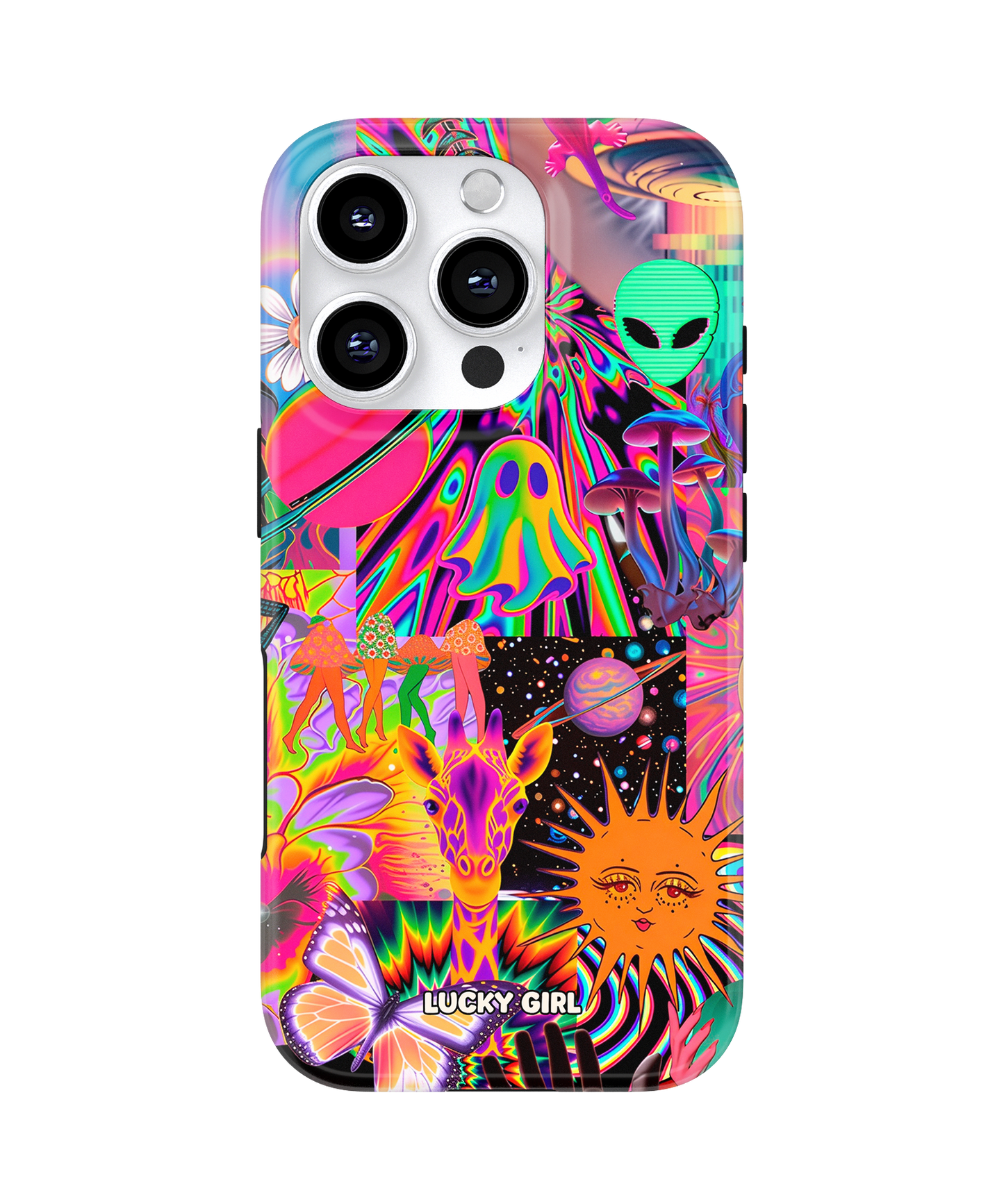Technicolor Trip Phone Case iPhone 16 Pro Max / Yes