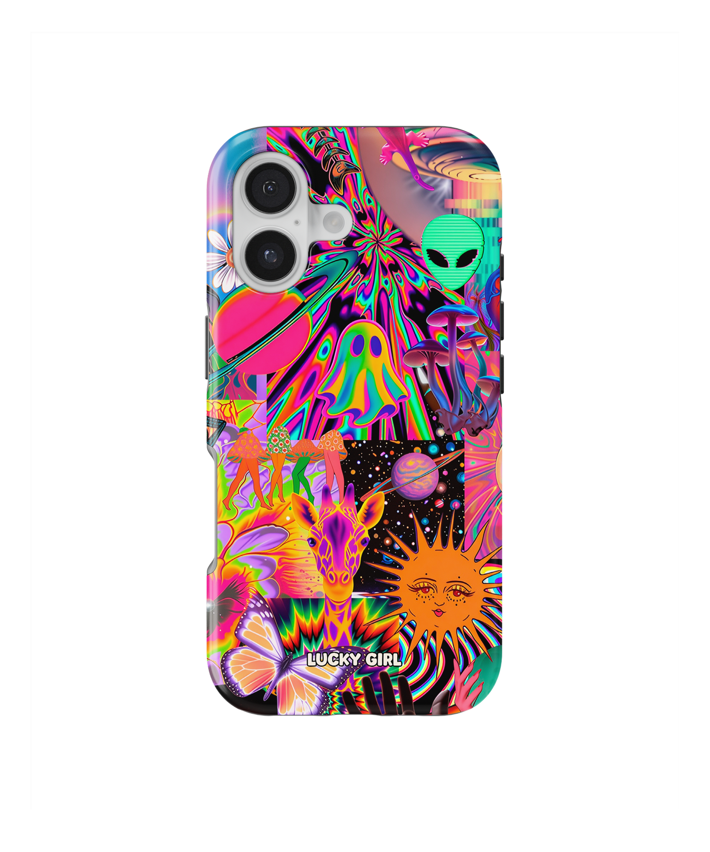 Technicolor Trip Phone Case iPhone 17 / Yes