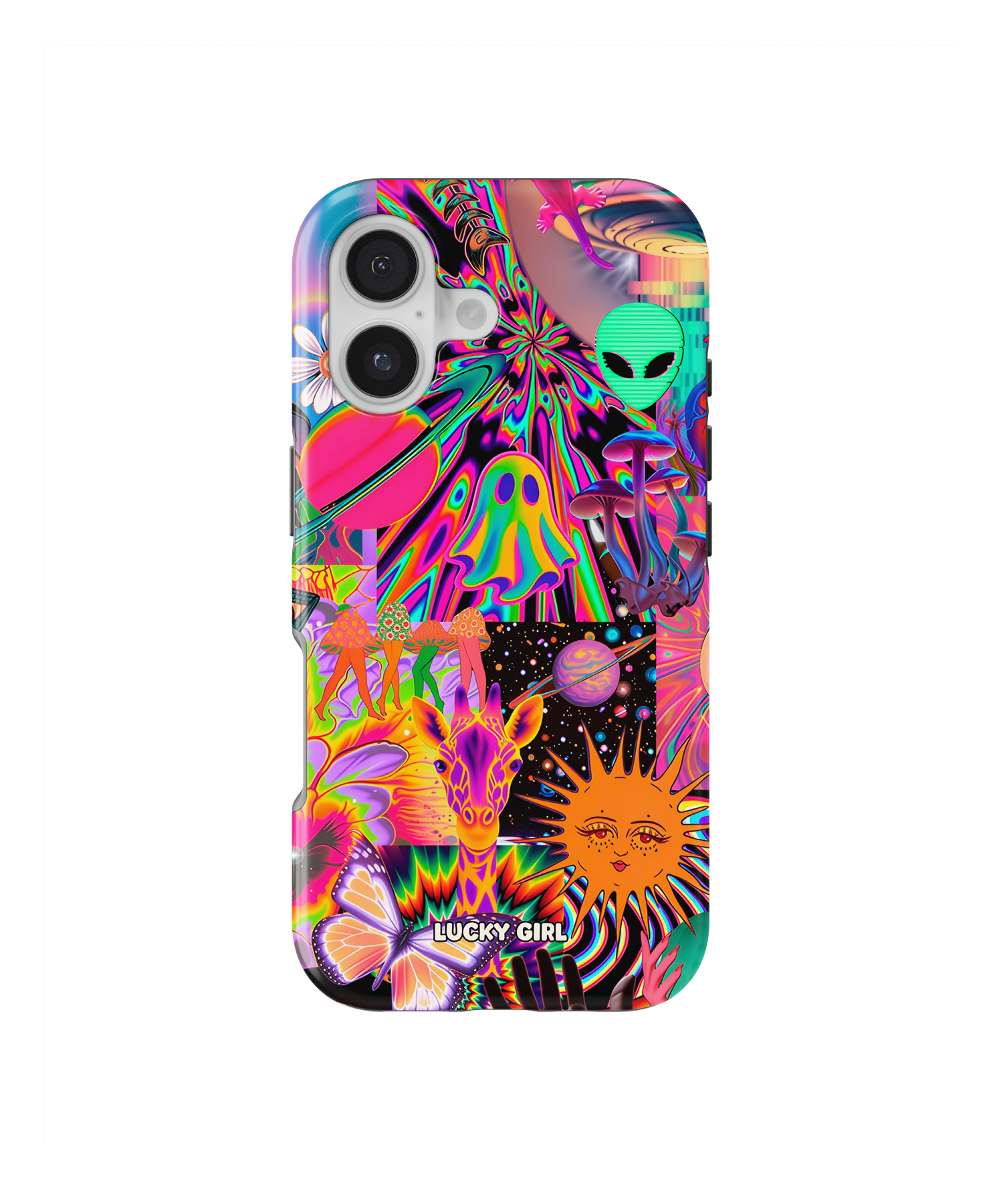 Technicolor Trip Phone Case iPhone 17 / Yes
