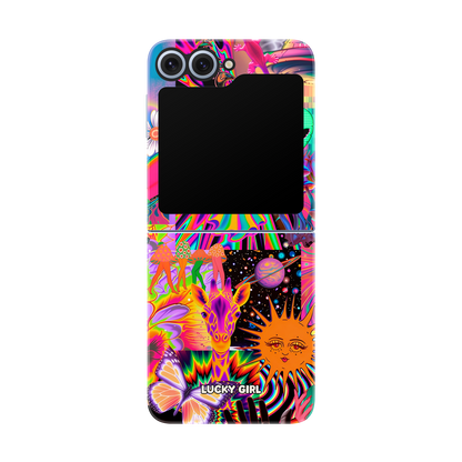 Technicolor Trip Phone Case Galaxy Z Flip 6/7 FE / Yes
