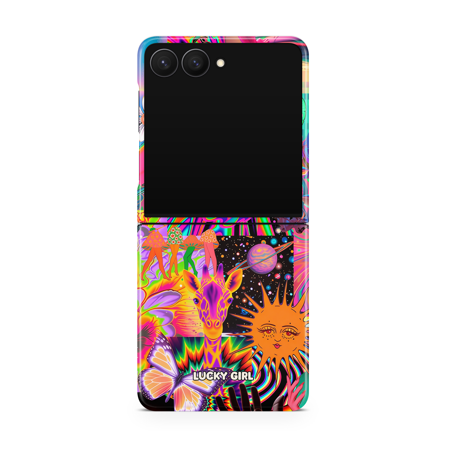 Technicolor Trip Phone Case Galaxy Z Flip 7 / Yes