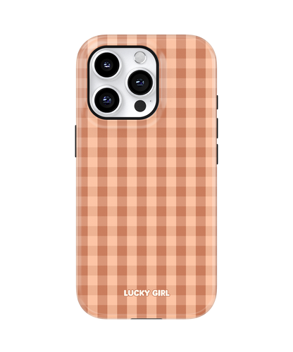 Teddy Gingham Phone Case iPhone 14 Pro Max / Yes