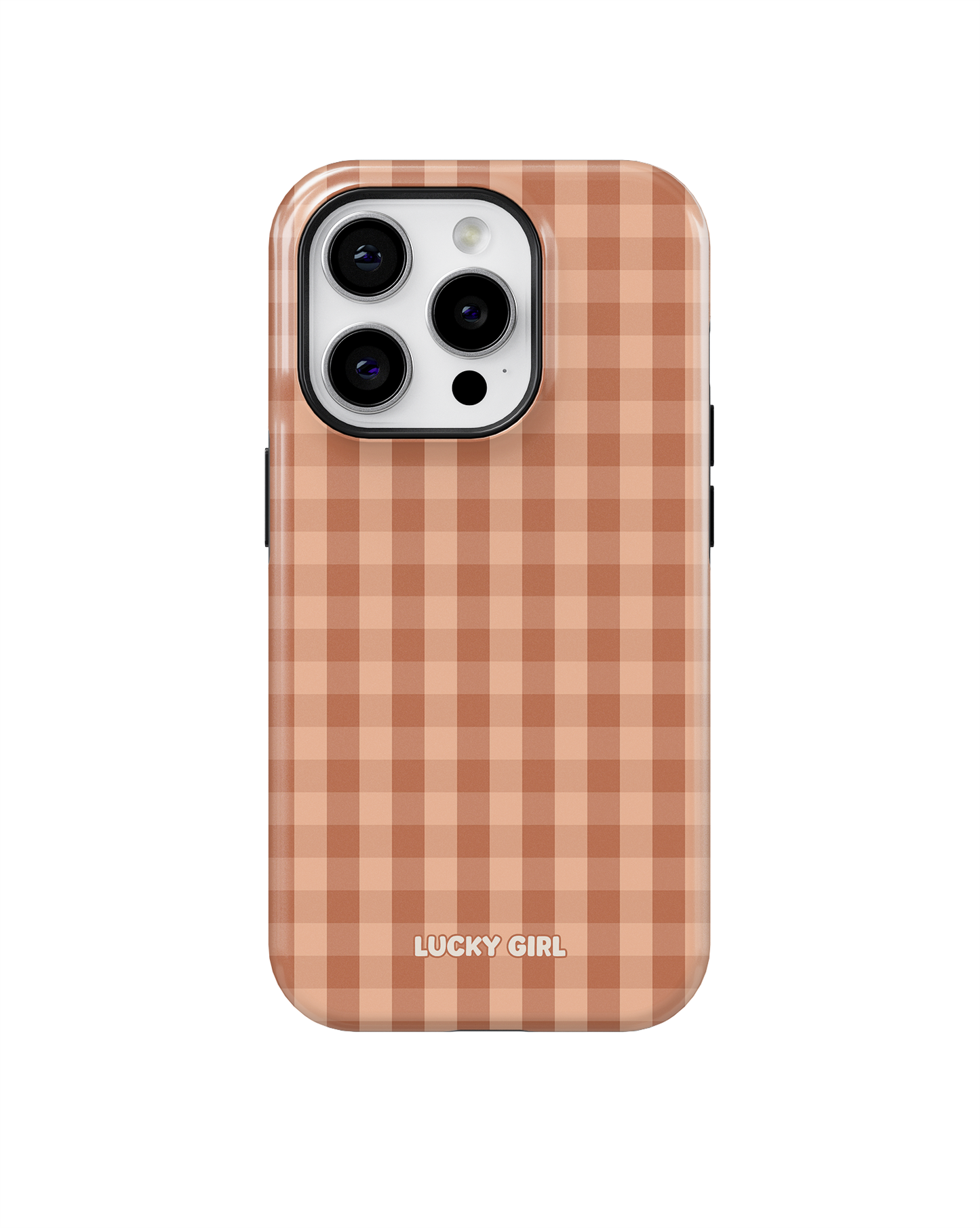 Teddy Gingham Phone Case iPhone 15 Pro / Yes
