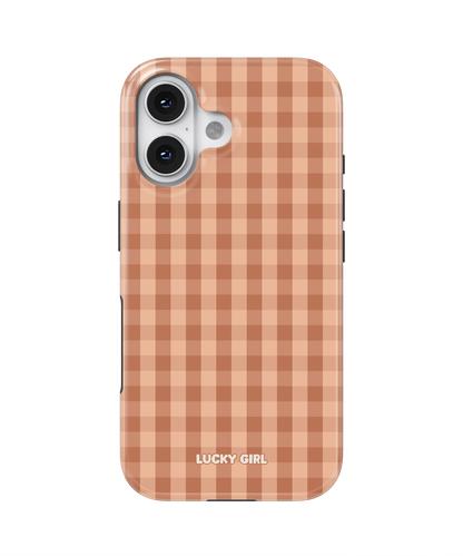 Teddy Gingham Phone Case iPhone 16 Plus / Yes