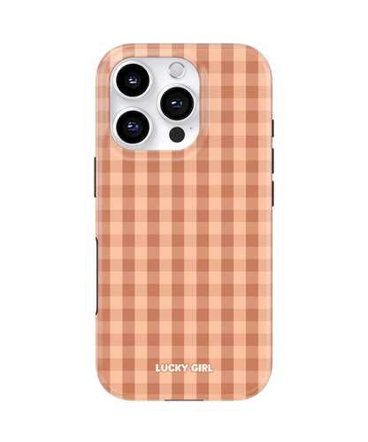Teddy Gingham Phone Case iPhone 16 Pro Max / Yes
