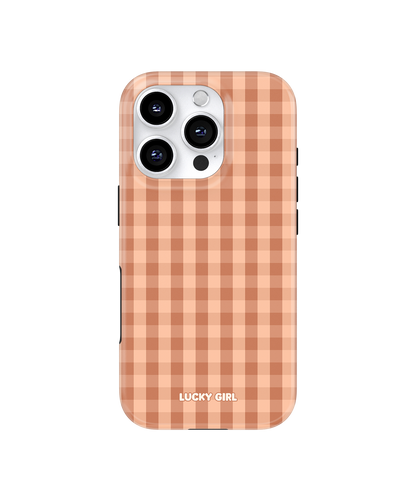 Teddy Gingham Phone Case iPhone 16 Pro / Yes