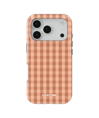 Teddy Gingham Phone Case iPhone 17 Pro / Yes