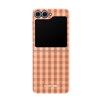 Teddy Gingham Phone Case Galaxy Z Flip 6/7 FE / Yes