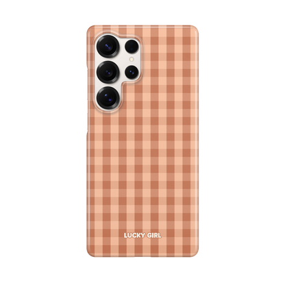 Teddy Gingham Phone Case Galaxy S25 Ultra / Yes