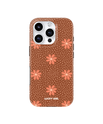 Terracotta Daisy Phone Case iPhone 16 Pro / Yes