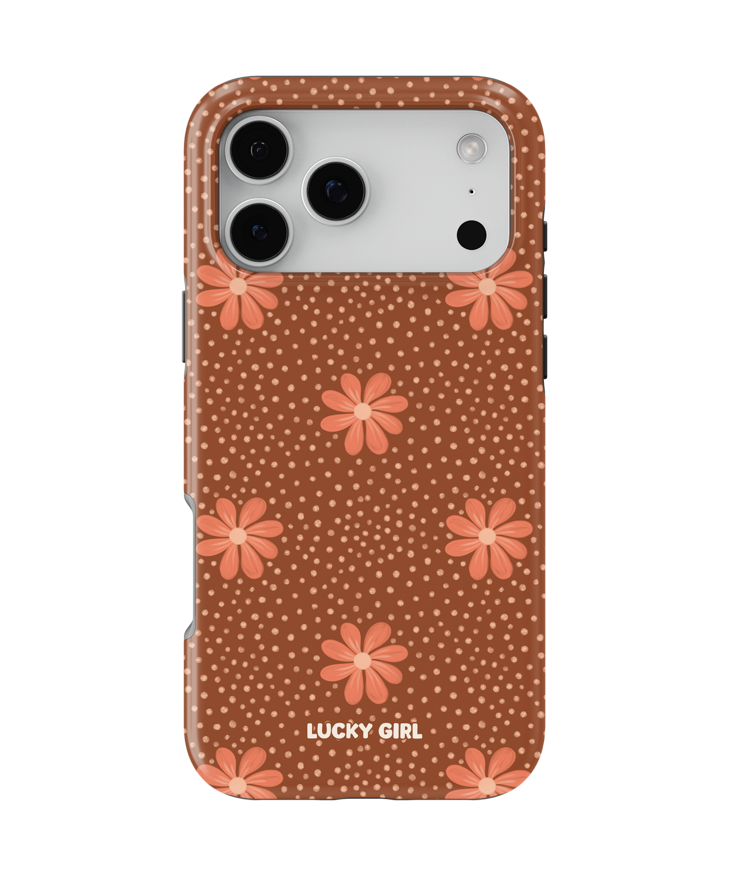 Terracotta Daisy Phone Case iPhone 17 Pro Max / Yes