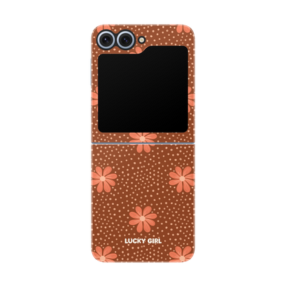 Terracotta Daisy Phone Case Galaxy Z Flip 6/7 FE / Yes