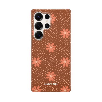 Terracotta Daisy Phone Case Galaxy S25 Ultra / Yes