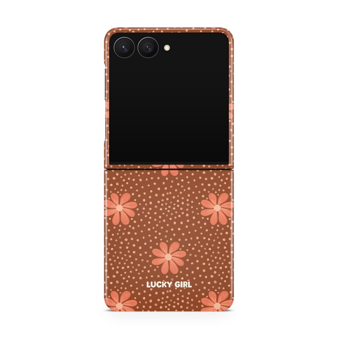 Terracotta Daisy Phone Case Galaxy Z Flip 7 / Yes
