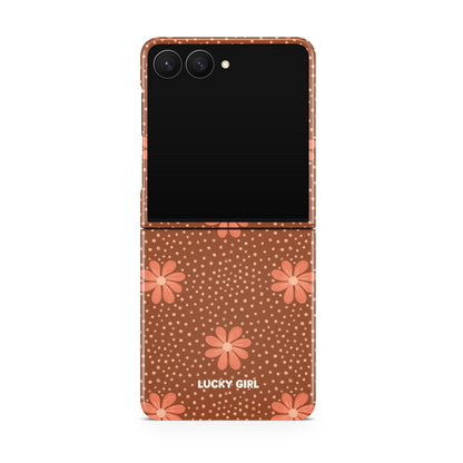 Terracotta Daisy Phone Case Galaxy Z Flip 7 / Yes