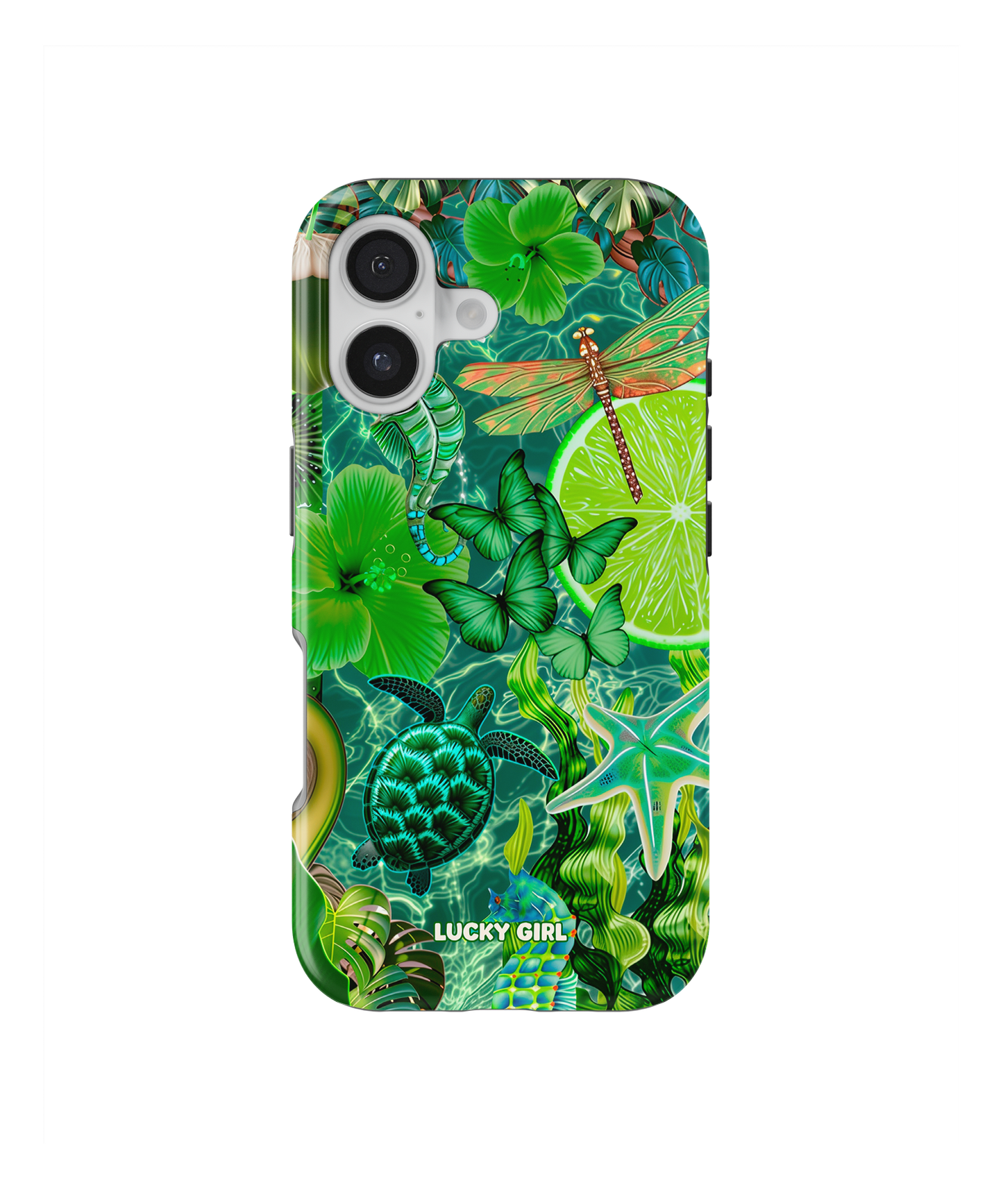 Tropical Jade Phone Case iPhone 16 / Yes