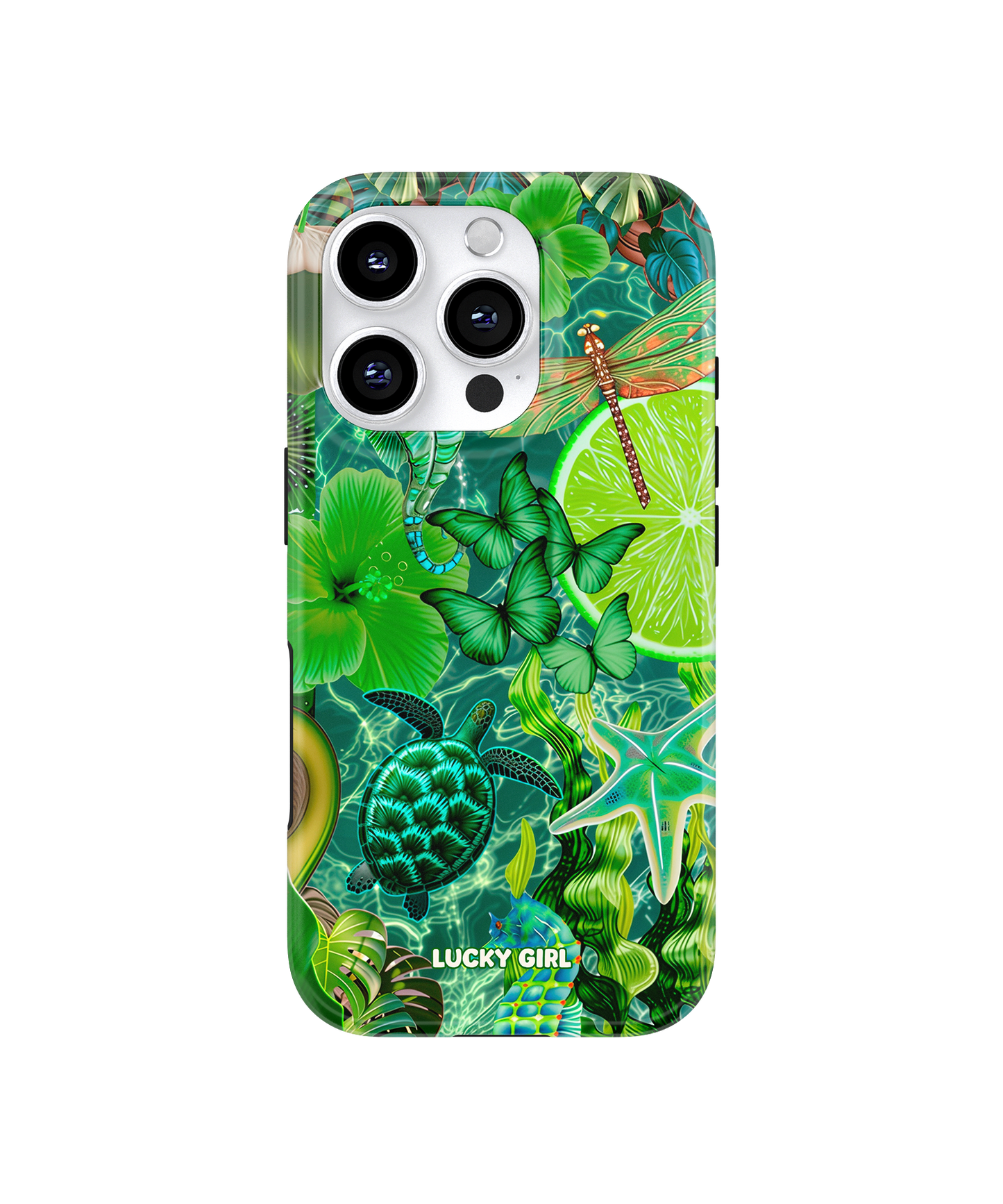 Tropical Jade Phone Case iPhone 16 Pro / Yes