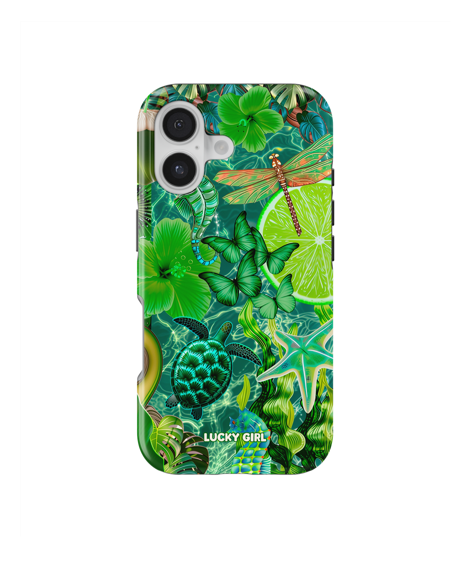 Tropical Jade Phone Case iPhone 17 / Yes
