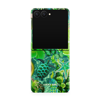 Tropical Jade Phone Case Galaxy Z Flip 7 / Yes