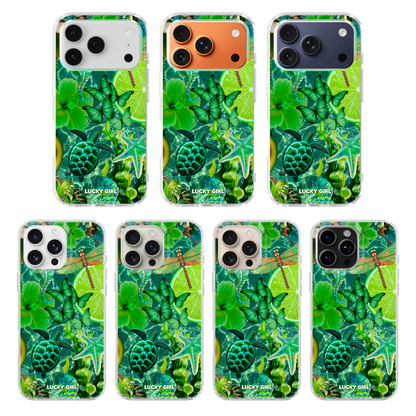 Tropical Jade Clear Case Insert iPhone 17