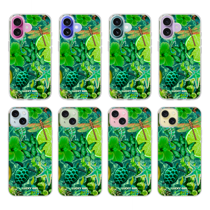Tropical Jade Clear Case Insert iPhone 17