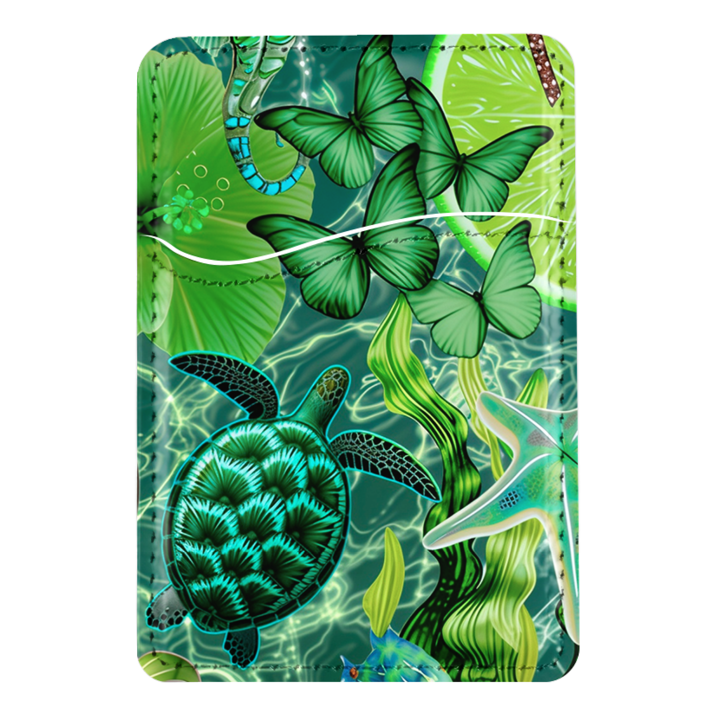 Tropical Jade MagSafe Card Holder