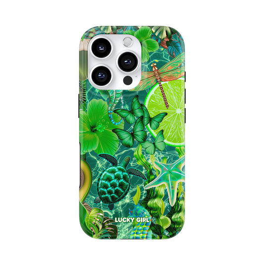 Tropical Jade Phone Case iPhone 17 / Yes