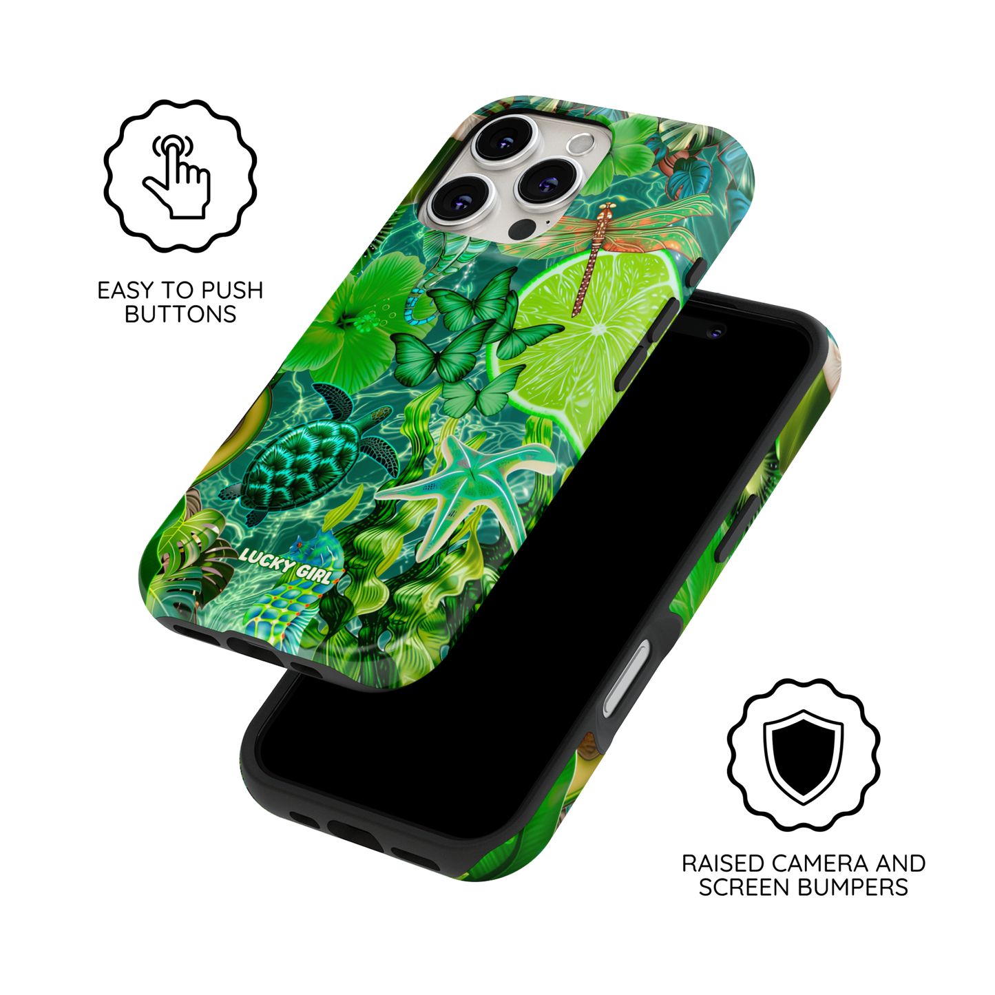 Tropical Jade Phone Case iPhone 17 / Yes