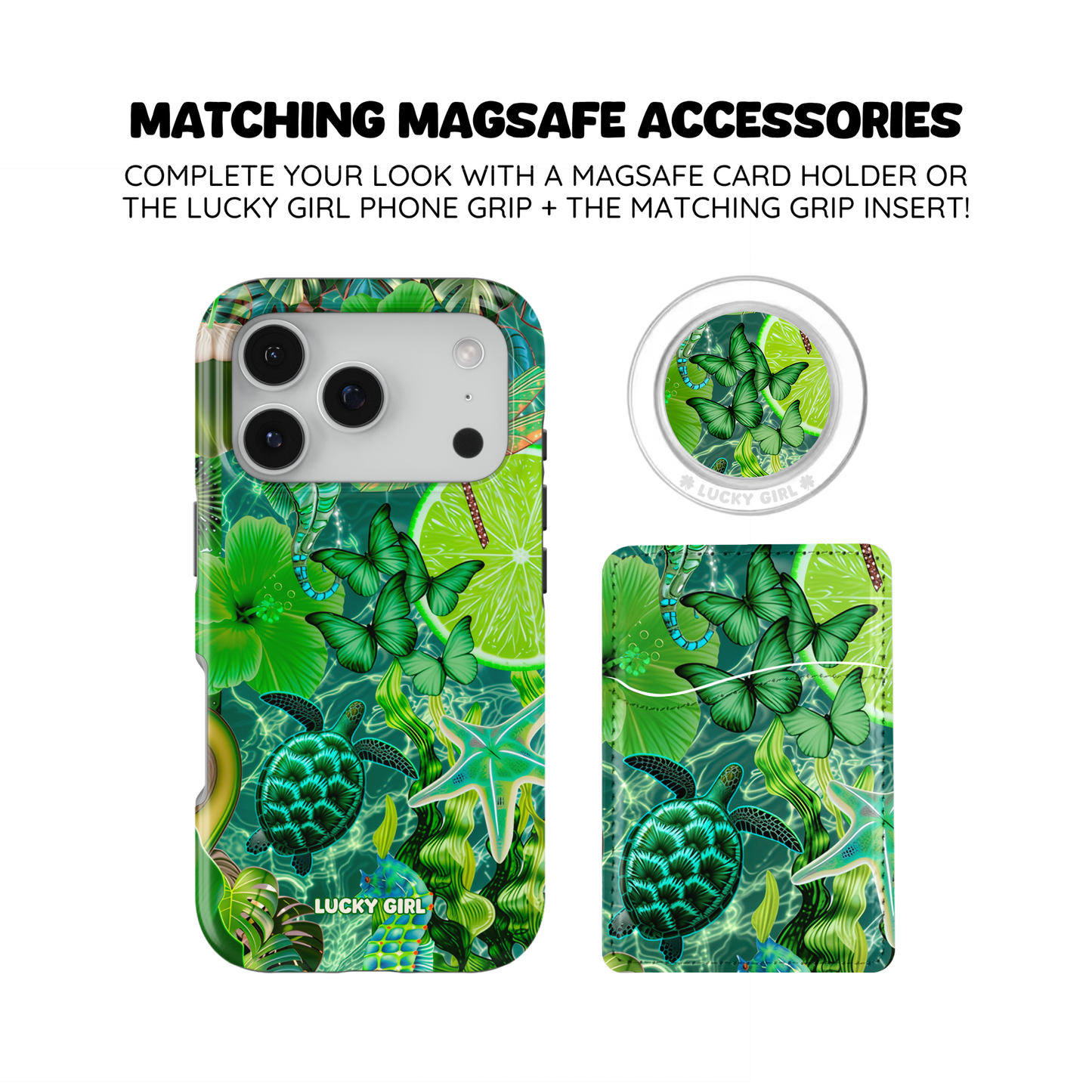 Tropical Jade Phone Case iPhone 17 / Yes