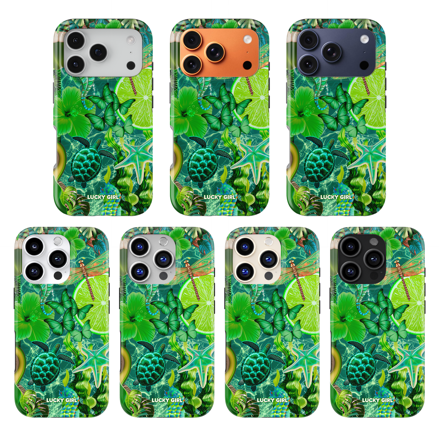 Tropical Jade Phone Case iPhone 17 / Yes