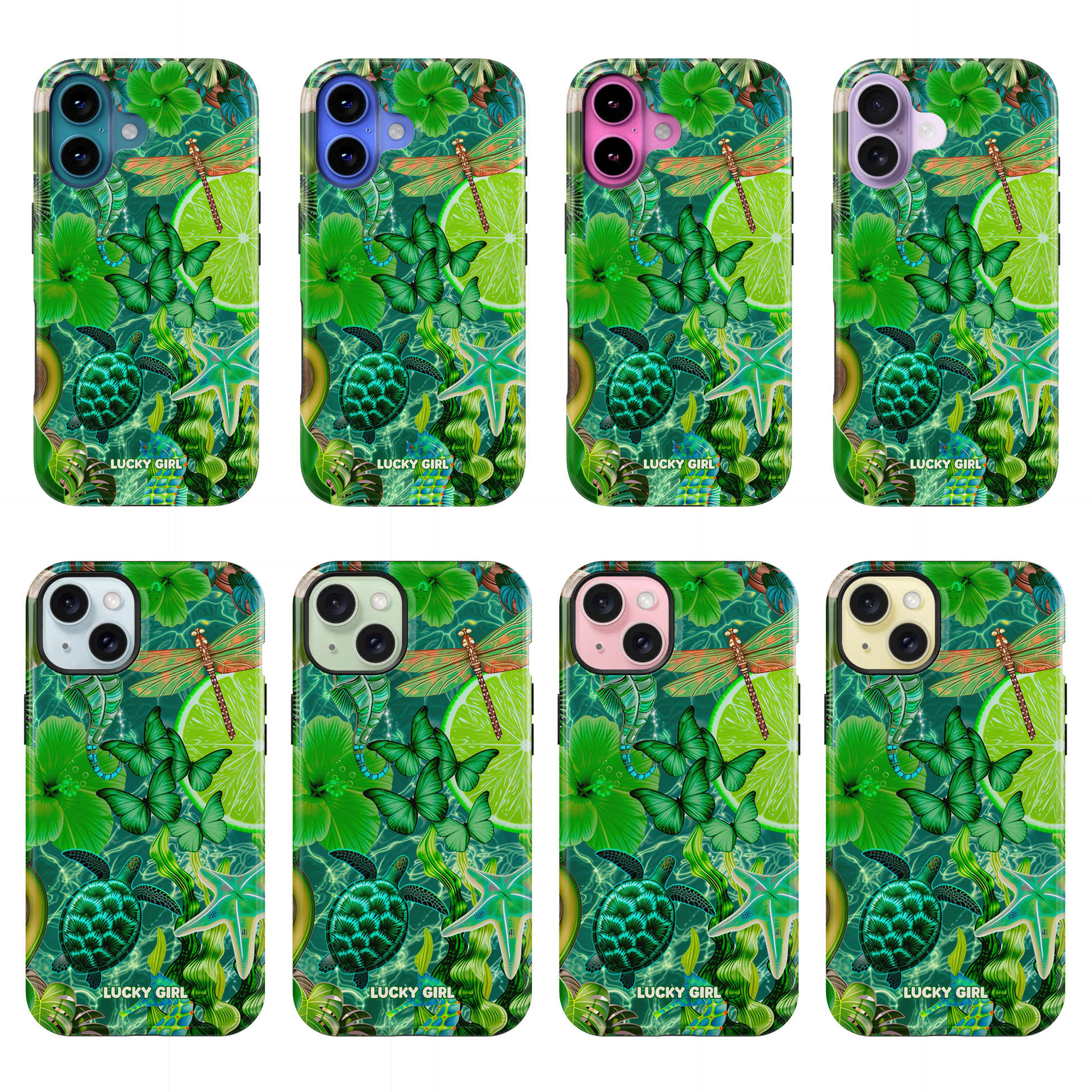 Tropical Jade Phone Case iPhone 17 / Yes