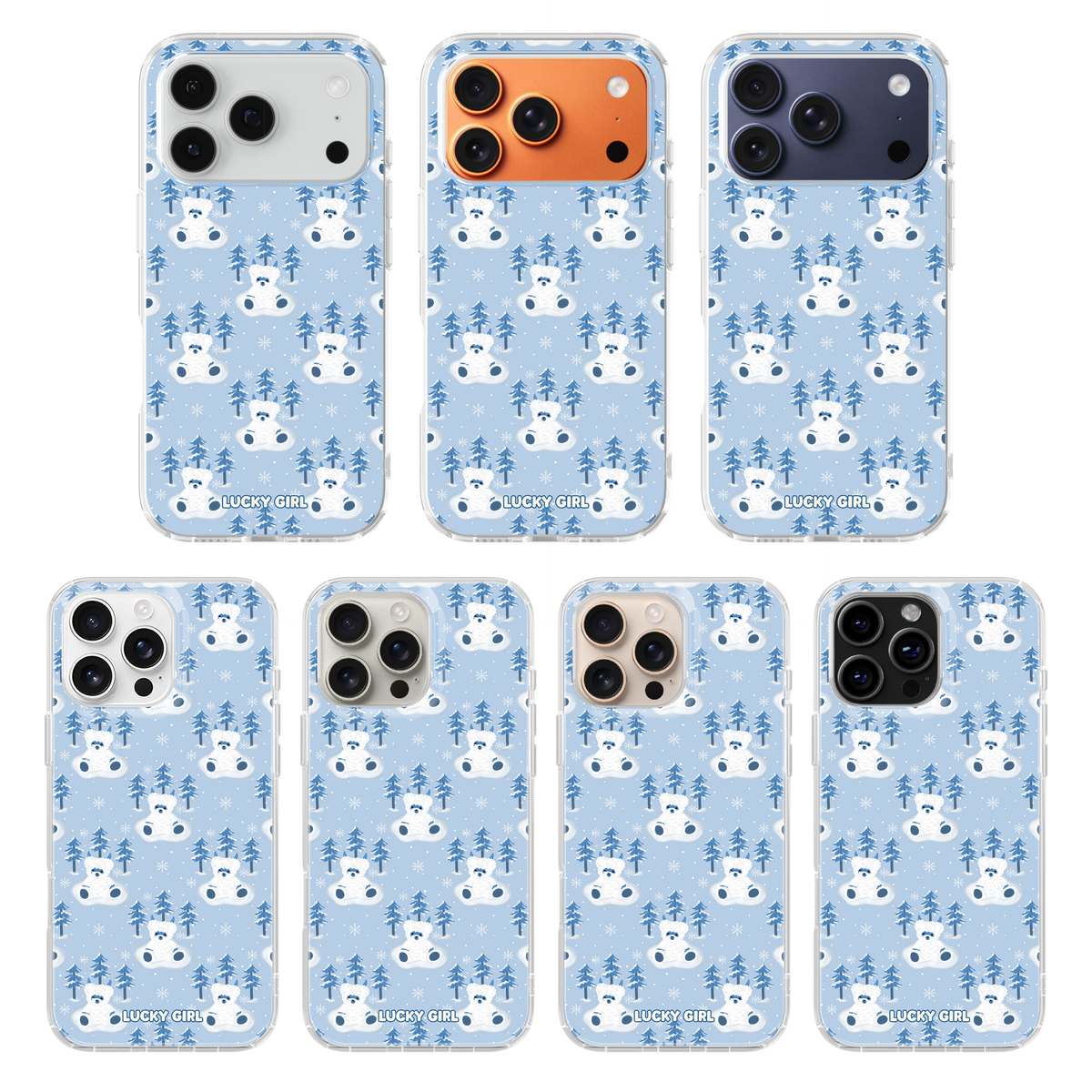 Yeti Teddy Clear Case Insert iPhone 17