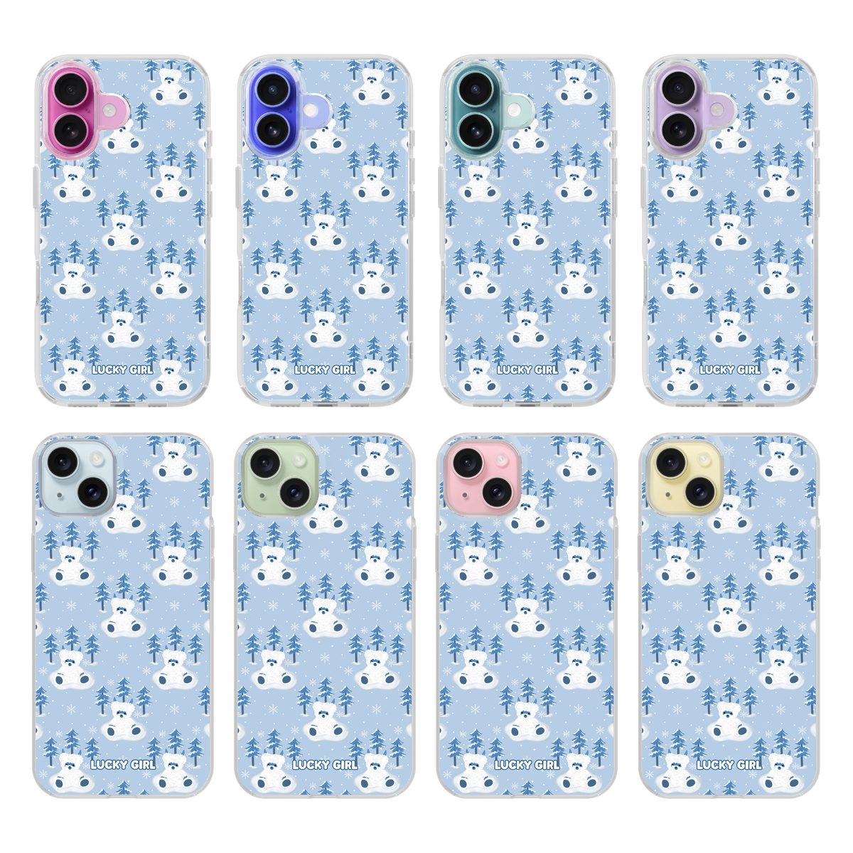Yeti Teddy Clear Case Insert iPhone 17
