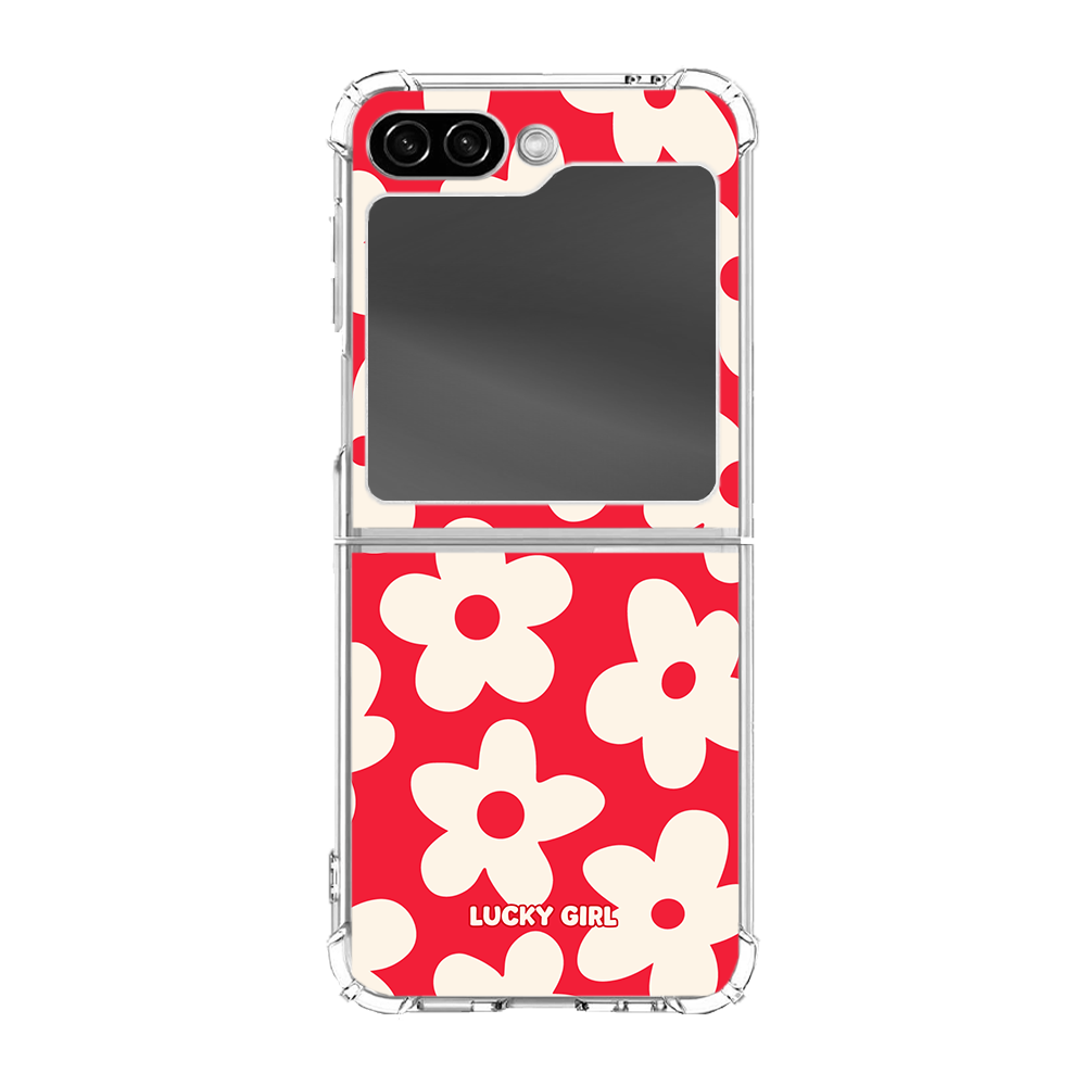 Vermillion Big Blooms Clear Case Insert