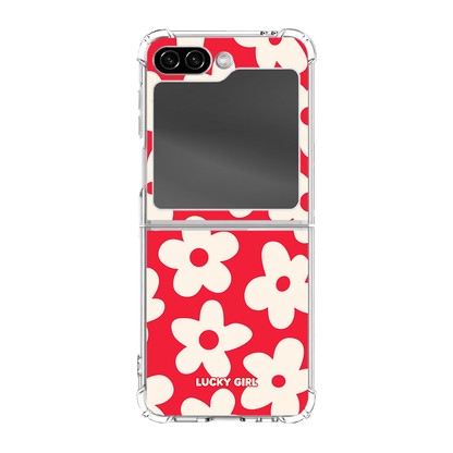 Vermillion Big Blooms Clear Case Insert