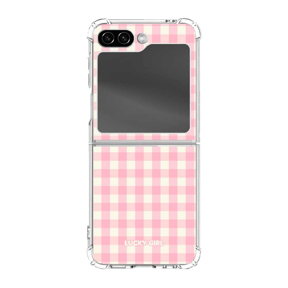 Cupcake Gingham Clear Case Insert