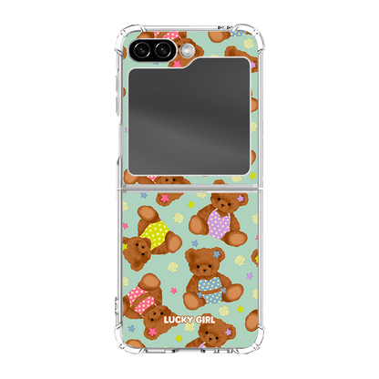 Teddy Beach Clear Case Insert