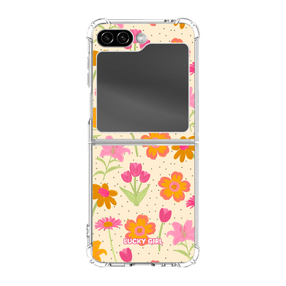 Polka Petals Clear Case Insert