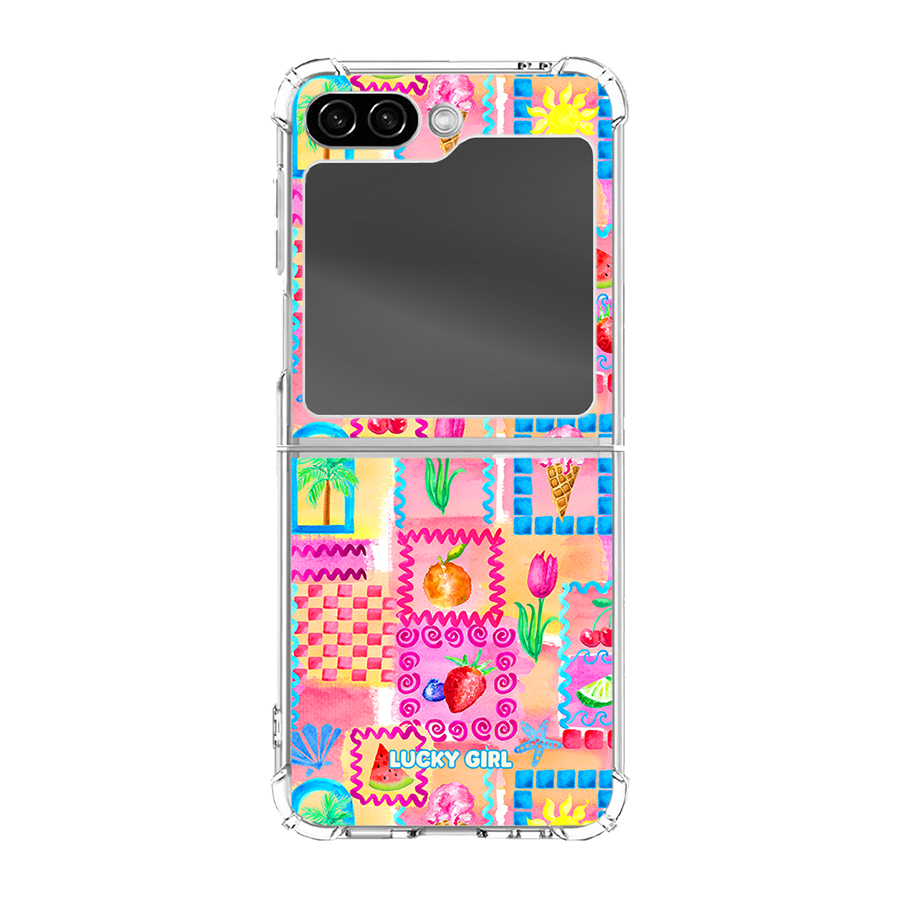 Summer Scrapbook Clear Case Insert