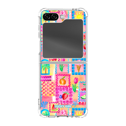 Summer Scrapbook Clear Case Insert