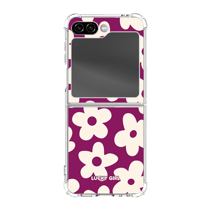 Velvet Big Blooms Clear Case Insert