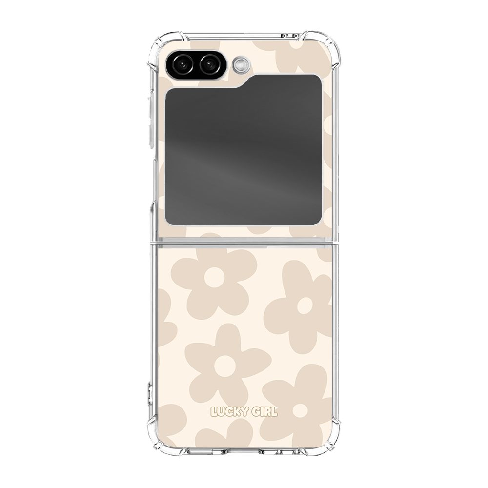 Vanilla Milkshake Big Blooms Clear Case Insert