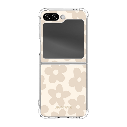 Vanilla Milkshake Big Blooms Clear Case Insert