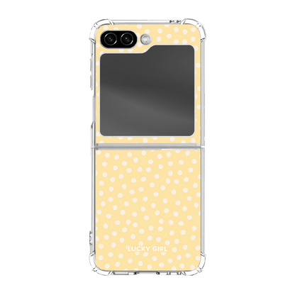 Banana Whispers Dots Clear Case Insert