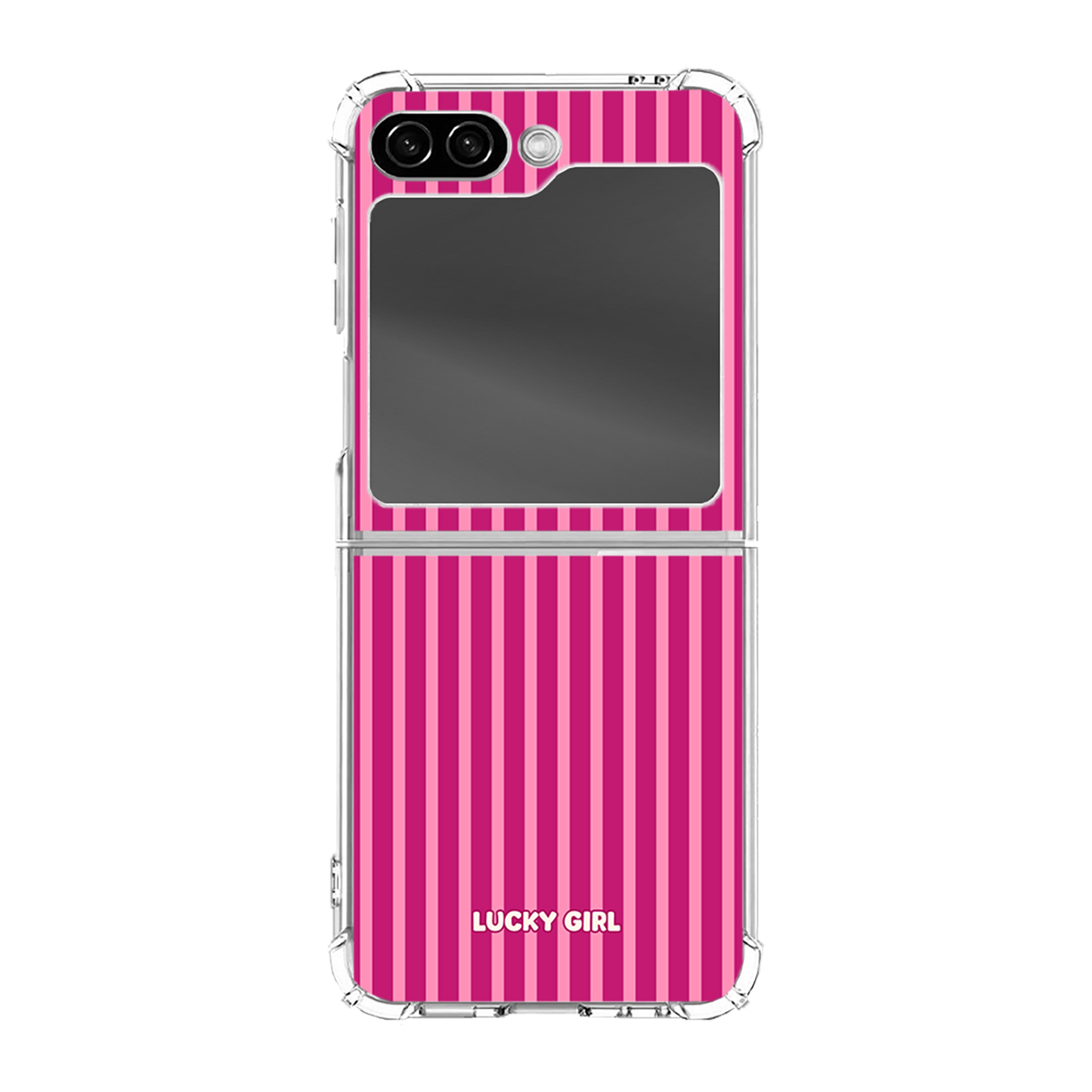 Berry Stripes Clear Case Insert