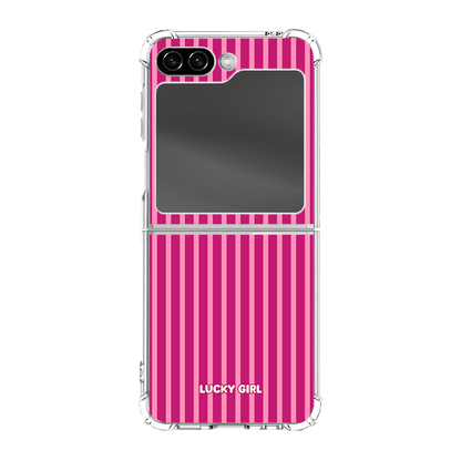 Berry Stripes Clear Case Insert