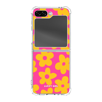 Pink Lemonade Big Blooms Clear Case Insert