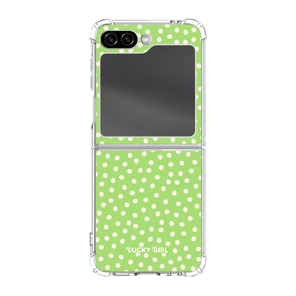 Katydid Dots Clear Case Insert